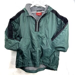 Vintage Anorak Jacket 90s Y2K Mens XL Pullover Heavy Nylon Streetwear Retro zip